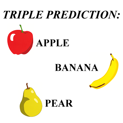 Apple, Banana, Pear by Ickle Pickle Products - Trick - Got Magic?