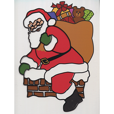 Instant Art insert (Santa in Chimney)by Ickle Pickle Magic - Trick - Got Magic?