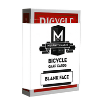 Blank Face Bicycle Cards (Red) - Got Magic?