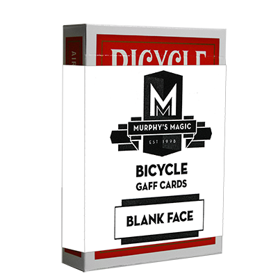 Blank Face Bicycle Cards (Red) - Got Magic?