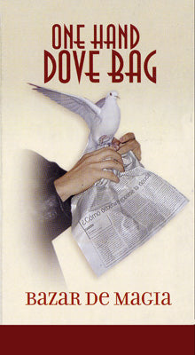 One hand Dove Bag (Newspaper Design) by Bazar de Magia - Trick - Got Magic?