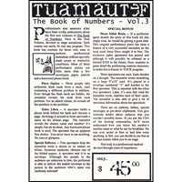 Book Of Numbers Volume Three (Tuamautef) by Docc Hilford - Trick - Got Magic?