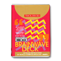 Brainwave Deck Bicycle (Red Case) -  Trick - Got Magic?