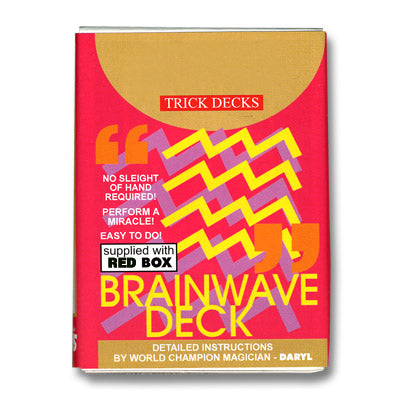 Brainwave Deck Bicycle (Red Case) -  Trick - Got Magic?