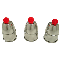 Busking Cups & Balls(Large / Alum) by Premium Magic - Trick - Got Magic?
