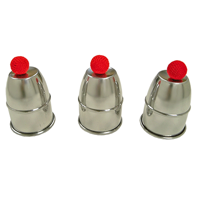 Busking Cups & Balls(Large / Alum) by Premium Magic - Trick - Got Magic?