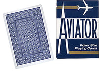 Cards Aviator Jumbo Index Poker Size (Blue) - Got Magic?