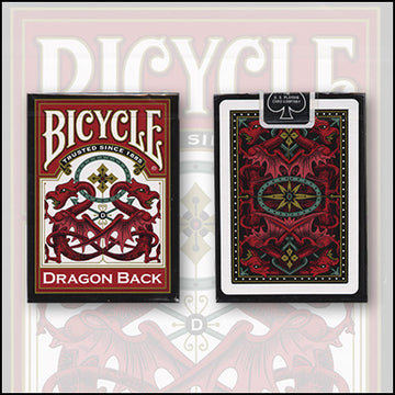 Bicycle Dragon Back Cards (Red) by USPCC