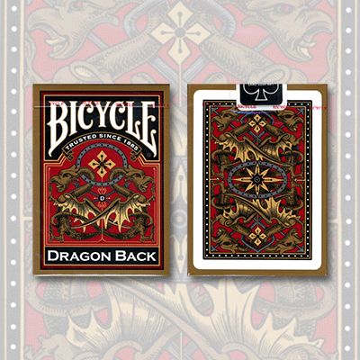 Bicycle Dragon Back Deck (Gold) by USPCC - Got Magic?