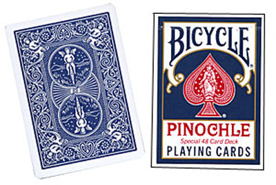 Cards Bicycle Pinochle Poker-size (Blue) - Got Magic?