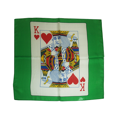 Card Silk 24 inch (King of Hearts) by Stolina Magic - Trick - Got Magic?