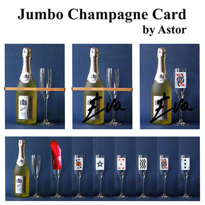 Jumbo Champagne Card by Astor - Trick - Got Magic?
