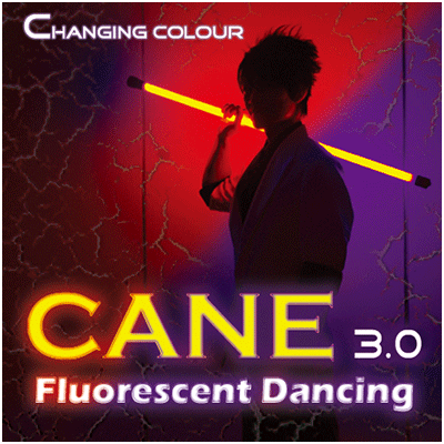 Color Changing Cane 3.0 Fluorescent Dancing (Professional two color) by Jeff Lee - Trick - Got Magic?