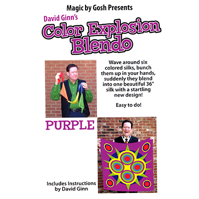 Color Explosion (36 inch - purple) Blendo Set - Trick - Got Magic?