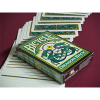 Bicycle Dragon Green by Gamblers Warehouse - Got Magic?