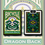 Bicycle Dragon Green by Gamblers Warehouse - Got Magic?