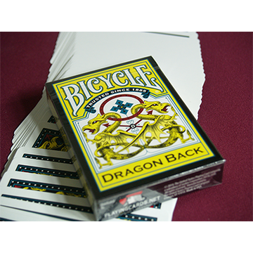 Bicycle Dragon Yellow by Gamblers Warehouse