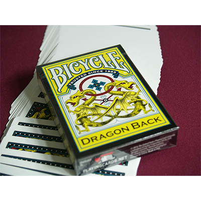 Bicycle Dragon Yellow by Gamblers Warehouse - Got Magic?