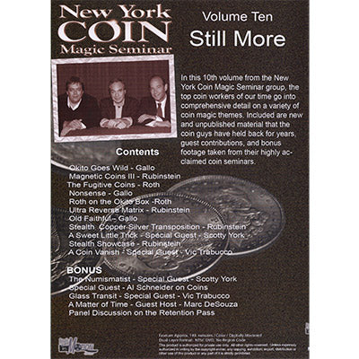 New York Coin Seminar Volume 10: Still More - DVD - Got Magic?