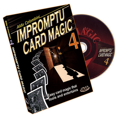 Impromptu Card Magic Volume #4 by Aldo Colombini - DVD - Got Magic?
