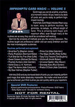Impromptu Card Magic Volume #5 by Aldo Colombini - DVD - Got Magic?