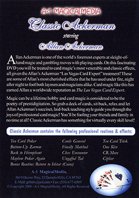 Classic Ackerman by Allan Ackerman - DVD - Got Magic?