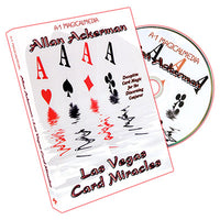 Las Vegas Card Miracles by Allan Ackerman - DVD - Got Magic?
