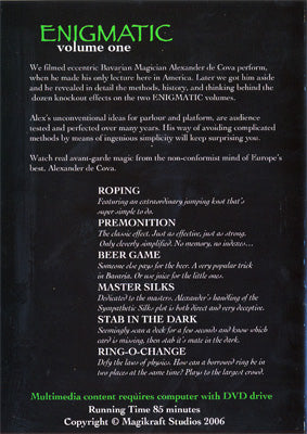 Enigmatic Volume 1 by Alexander DeCova - DVD - Got Magic?