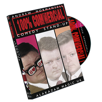 100 percent Commercial Volume 1 - Comedy Stand Up by Andrew Normansell - DVD - Got Magic?