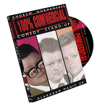 100 percent Commercial Volume 1 - Comedy Stand Up by Andrew Normansell - DVD