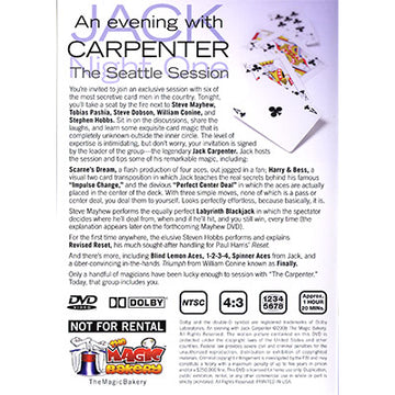 An Evening with Jack: The Seattle Sessions (Night One) by Jack Carpenter - DVD