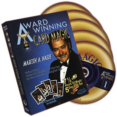 Award Winning Card Magic (5 DVD Set) by Martin Nash - DVD - Got Magic?