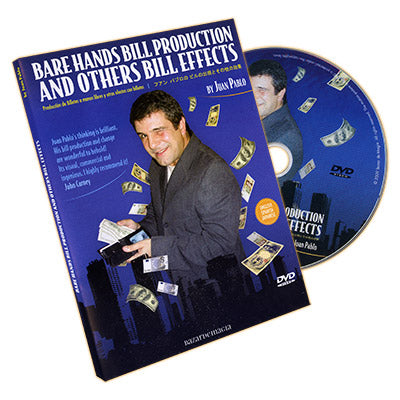 Bare Hands Bill Production and Other Bill Effects (incl. Gimmicks) by Juan Pablo - DVD - Got Magic?
