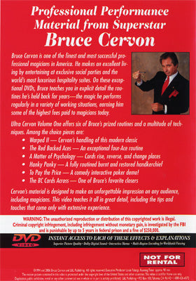 Ultra Cervon Vol. 1 - Bruce Cervon - DVD - Got Magic?