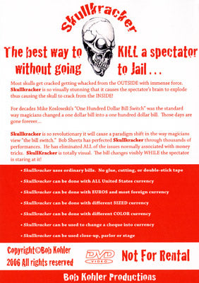 Skullkracker by Bob Sheets - DVD - Got Magic?