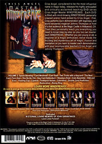 Mindfreaks by Criss Angel - Volume 2 - DVD - Got Magic?