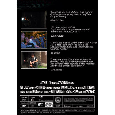 Captured by Justin Miller - DVD - Got Magic?