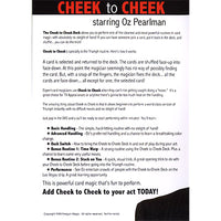 Cheek to Cheek (With Red deck) by Oz Pearlman - DVD - Got Magic?