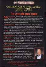 Convention At The Capital 2001 by A-1 Magical Media - DVD - Got Magic?