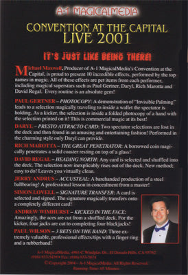Convention At The Capital 2001 by A-1 Magical Media - DVD - Got Magic?