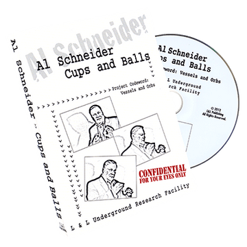 Al Schneider Cups & Balls by L&L Publishing - DVD