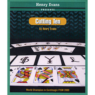 Cutting Ten (Cards and DVD) by Henry Evans - DVD - Got Magic?