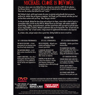 Devious Volume 2 by Michael Close and L&L Publishing - DVD - Got Magic?