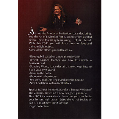 Art of Levitation Part 1,2, & 3 by Losander - DVD - Got Magic?