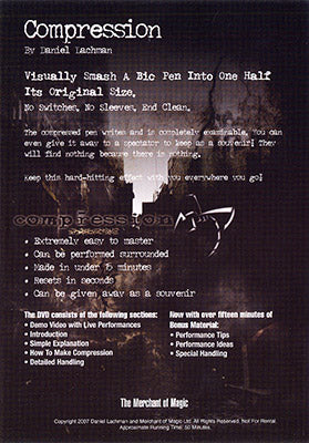 Compression by Daniel Lachman - DVD - Got Magic?