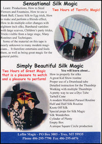 Sensational Silk Magic And Simply Beautiful Silk Magic by Duane Laflin - DVD - Got Magic?