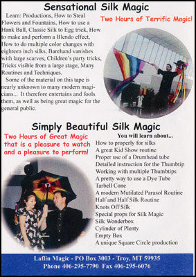 Sensational Silk Magic And Simply Beautiful Silk Magic by Duane Laflin - DVD - Got Magic?