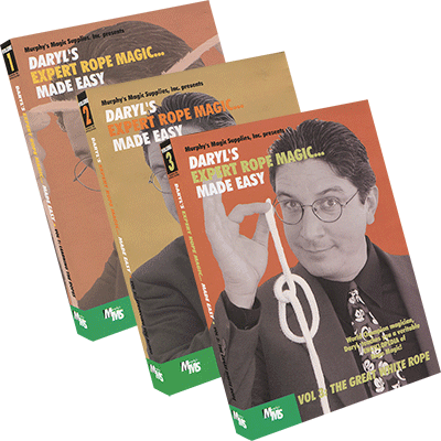 Expert Rope Magic Made Easy (3 volume set) by Daryl & Murphy's Magic Supplies - DVD - Got Magic?