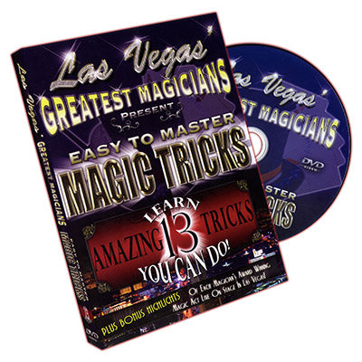 Easy to Master Magic Tricks by Las Vegas Greatest Magicians - DVD - Got Magic?