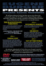 Exploring Magical Presentations by Eugene Burger - DVD - Got Magic?